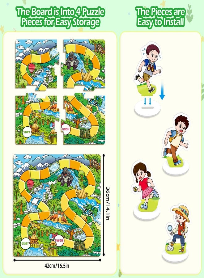 Broytain Forest Fraction Board Game|Math Games for Kids|Fraction Play Games - Gr. 3-4|Educational Learning Board Games for Boys and Girls|Classroom Travel Indoor Outdoor Family Game - Image 5